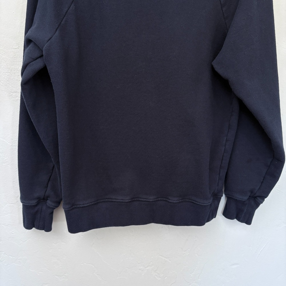 Mother The Champ MX Sweatshirt Women Medium Navy Blue Pullover Long Sleeve Flaw - Picture 10 of 16